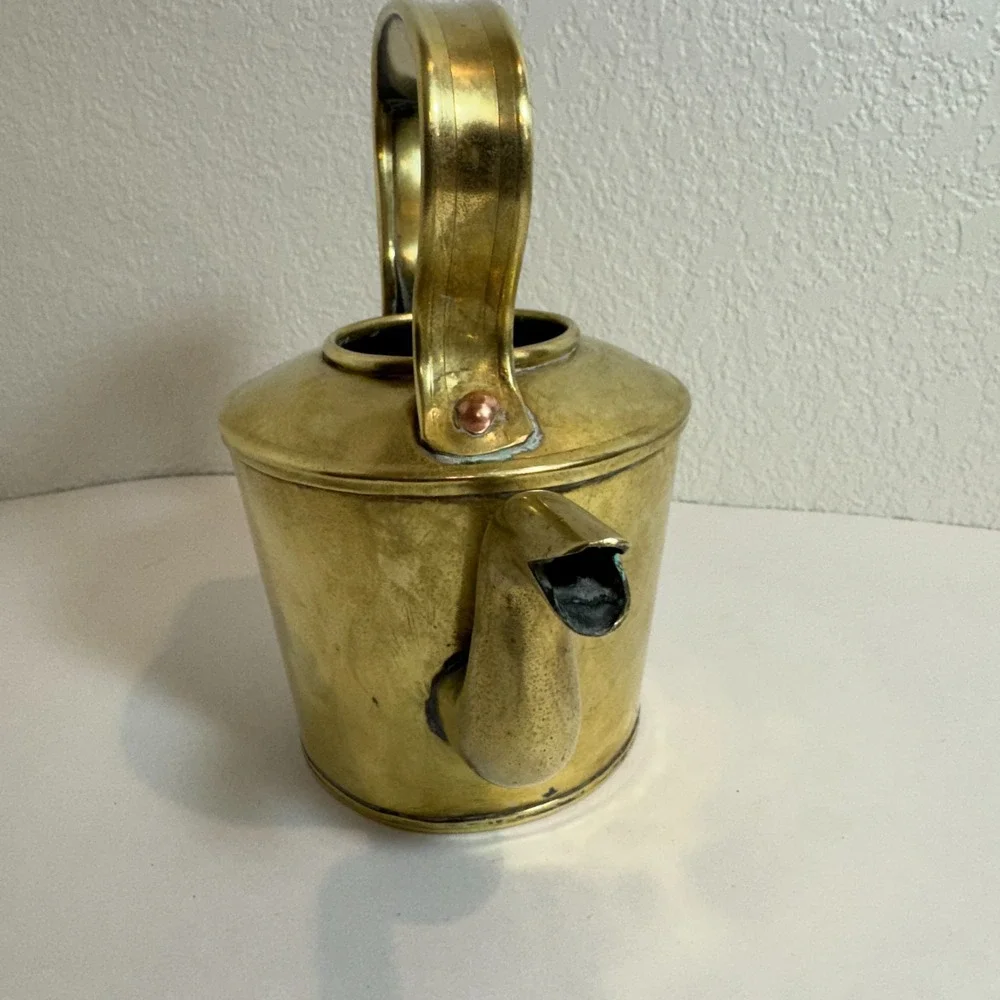 Vintage‎ Brass Teapot Kettle Pitcher Small Water Can